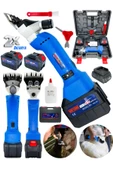 DAFLONG Güçlendirilmiş Adaptörlü Yeni Nesil Koyun Kırkma Makina 4saat Şarj Ve Elektirikli - 2