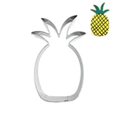 Kek Kurabiye Ve Pasta Kalıbı Metal  Ananas Şekilli 6X10 CM - 1