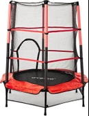 Avessa Fileli KorumalI Trampolin 55" (140 Cm) Siyah - Kırmızı - 2