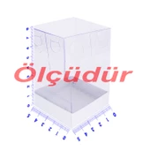Asetat Kutu Altı Karton 5X5X8 CM (50 Adet)  Beyaz - 2