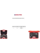 İzeltaş Derin Lokma Anahtar Takımı 1/4" 14 Parça 1107006014 thumbnail 3