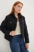 FASHION FRIENDS KADIN İÇİ KÜRKLÜ DENİM CEKET 23K0266K1 - 10