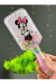 Mickey - Frozen - Hello Kitty Tarak Dolgu Saplı Lüks Saç Fırçası Tarak - 1