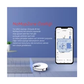 S7 Plus Akıllı Çöp İstasyonlu Robot Vacuum & Mop Süpürge Siyah (YUI TÜRKİYE GARANTİLİ) - 2