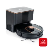 S7 Plus Akıllı Çöp İstasyonlu Robot Vacuum & Mop Süpürge Siyah (YUI TÜRKİYE GARANTİLİ) - 1