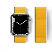 Apple Watch 45mm Hasırlı Cırtcırtlı Kordon - 7