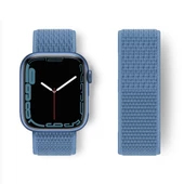 Apple Watch 45mm Hasırlı Cırtcırtlı Kordon - 1