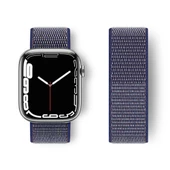 Apple Watch 45mm Hasırlı Cırtcırtlı Kordon - 3
