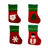 Yılbaşı Çorabı Keçe Küçük 20x15 cm 1 Adet thumbnail 1