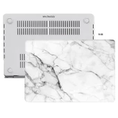 Macbook Air M1 Kılıf 13inç Marble11NL (TouchID'li M1 Air) A2337 A2179 A1932 ile Uyumlu - 4