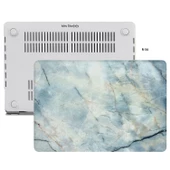 Macbook Air M1 Kılıf 13inç Marble11NL (TouchID'li M1 Air) A2337 A2179 A1932 ile Uyumlu - 3