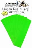Renkli Krapon Kağıdı 50x200 cm 10 Adet Renkli Grapon Kağıdı Okul Sınıf Etkinlik Kreş Okul Öncesi Kırapon Grafon - 3
