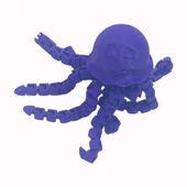 3d Hareketli Deniz Anası Oyuncak & Masa Dekoru -Mor thumbnail 2