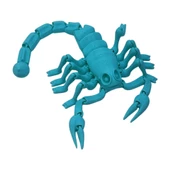 3d Hareketli Akrep Figürlü Oyuncak -Turkuaz thumbnail 4