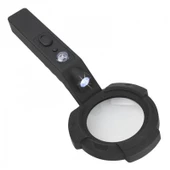 7 Led Aydınlatma Fener Pusula 4X Büyütme Okuma Büyüteç  Th-600557 - 1