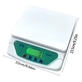 TS-500 Dijital Terazi - LCD Ekran, Dara Alma, Sayım Fonksiyonlu, Yüksek Hassasiyetli Tartım Cihazı - 2