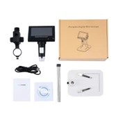 1000 X 2.0MP USB Dijital Elektronik Mikroskop 8 LCD Ekran VGA Büyüteç DM4-S - 2