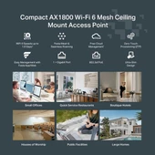 TP-LINK FESTA F61 AX1800 GIGABIT TAVAN TIPI ACCESS POINT - 5