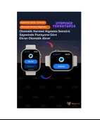 Watch 10 Series HK10 Pro+ Plus Amoled G-Sensör Akıllı Saat Çift Kordon Yapay Zeka Kulaklık Eşleme Çağrı Cevaplama - 7