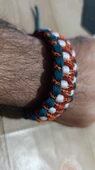 - SELANOGLUDESİGN - Doğa uyumlu renklerle örülmüş paracord bileklik - 3