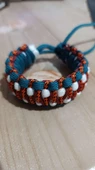 - SELANOGLUDESİGN - Doğa uyumlu renklerle örülmüş paracord bileklik - 2