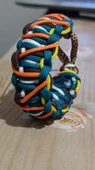 - SELANOGLUDESİGN - Karışık renk düzensiz örüm paracord bileklik - 2