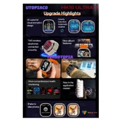 HK10 Ultra 3-A Amoled Ekran Watch 10 Serisi Akıllı Saat Yapay Zeka Bildirim Okuma Çağrı Cevaplama Tüm Modellerle Uyumlu - 5