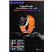 HK10 Ultra 3-A Amoled Ekran Watch 10 Serisi Akıllı Saat Yapay Zeka Bildirim Okuma Çağrı Cevaplama Tüm Modellerle Uyumlu - 3