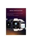 HK10 Pro A Watch 10 Serisi Amoled Ekran Akıllı Saat Yapay Zeka Çağrı Cevaplama Bildirim Okuma - 5