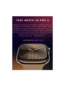 HK10 Pro A Watch 10 Serisi Amoled Ekran Akıllı Saat Yapay Zeka Çağrı Cevaplama Bildirim Okuma - 3