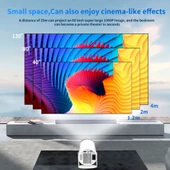 4K Android Oyun Konsollu Taşınabilir Ultra Hd LCD LED Projeksiyon Dolby Audio Destekli - 5