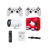 4K Android Oyun Konsollu Taşınabilir Ultra Hd LCD LED Projeksiyon Dolby Audio Destekli - 1