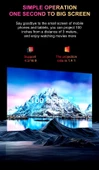 4K Pro Android Oyun Konsollu Ev Sineması Ultra Hd LED Projeksiyon - 7