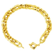 Örgülü 14 Ayar Altın Hallow Bileklik thumbnail 1