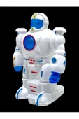 Çarp Dön Sesli Işıklı Robot 16 Cm Beyaz - 4