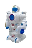 Çarp Dön Sesli Işıklı Robot 16 Cm Beyaz - 3