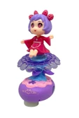 Rotate Girl Pilli Müzikli Işıklı Dans Eden Bebek 22Cm - 1