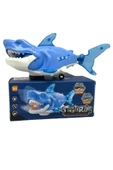 Sesli Işıklı Çarp Dön Şarkı Söyleyen Köpek Balığı Shark 27Cm Mavi - 4