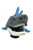 Sesli Işıklı Çarp Dön Şarkı Söyleyen Köpek Balığı Shark 27Cm GRİ - 3