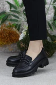 Fort 429002 Siyah Toka Detaylı Rahat Loafer Kadın Ayakkabı thumbnail 3