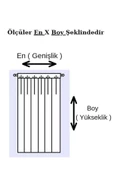 Keten Bohem Tarz Püsküllü Fon Perde (EN X BOY) - Tek Kanat - Pilesiz - 4