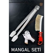 ModaCar Mangal Seti Maşa Fırça Eldiven - 1