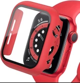 Apple Watch 40 mm Kasa ve Ekran Koruyucu Kılıf (Kırmızı) - 1