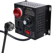 POWERMASTER PM-21013 10-100V AC 4000 WATT 15A HIZ IŞIK KONTROLÜ MOTOR SÜRÜCÜ VOLTAJ REGÜLATÖR - 2