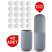 ModaCar 40 Adet Tablet Güve Topu Naftalin Kutulu Set - 1