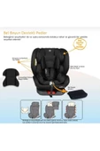 Convers Baby Dafiti 0-36 Kg 360 Derece Dönebilen Oto Koltuğu Isofix Siyah - 3