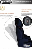 Convers Force 9-36 kg Oto Koltuğu Gri - 3