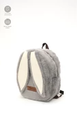 MORDESİGN Sevimli Tavşan Çocuk Sırt Çantası: Kreş/Anasınıfı İçin Peluş Kumaş Çanta, Morbunny Serisi - 2