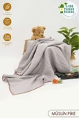 MORDESİGN %100 Pamuk 4 Katlı Müslin Bebek Battaniyesi, 100x120 cm Müslin Örtü, Yenidoğan Kundak, Soft Seri - 1