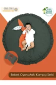 MORDESİGN Bebek/Çocuk Oyun Halısı, Yenidoğan Emekleme Pedi, Aktivite Matı, Çok Amaçlı Minder, Kampçı Serisi - 1